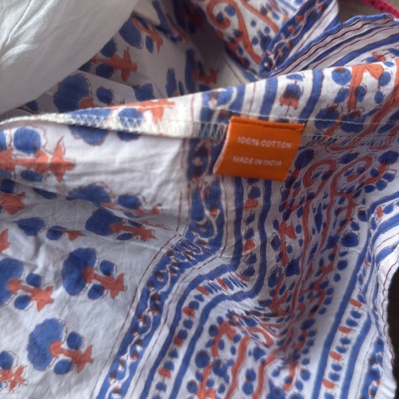 NEW OLIPHANT Smocked Square Neck Mini In Periwinkle In Blue Medium - Picture 13 of 13